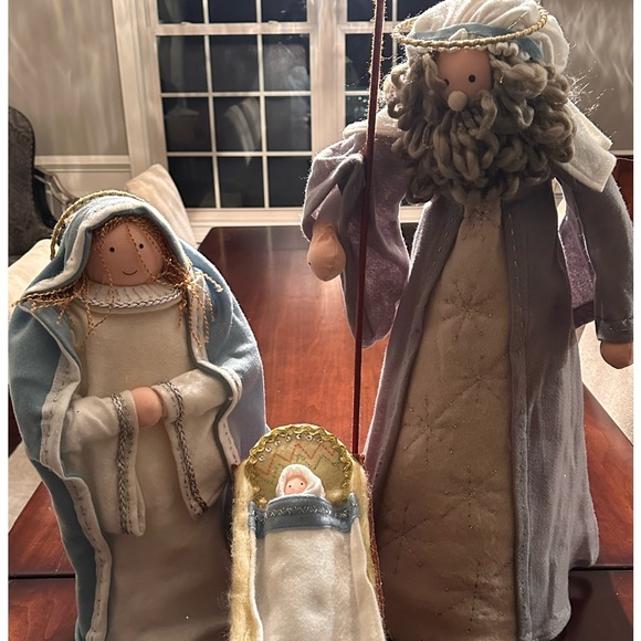 Pottery Barn Kids Holiday Pottery Barn Kids Christmas Felt Nativity Set 28 Tall Manger Mary